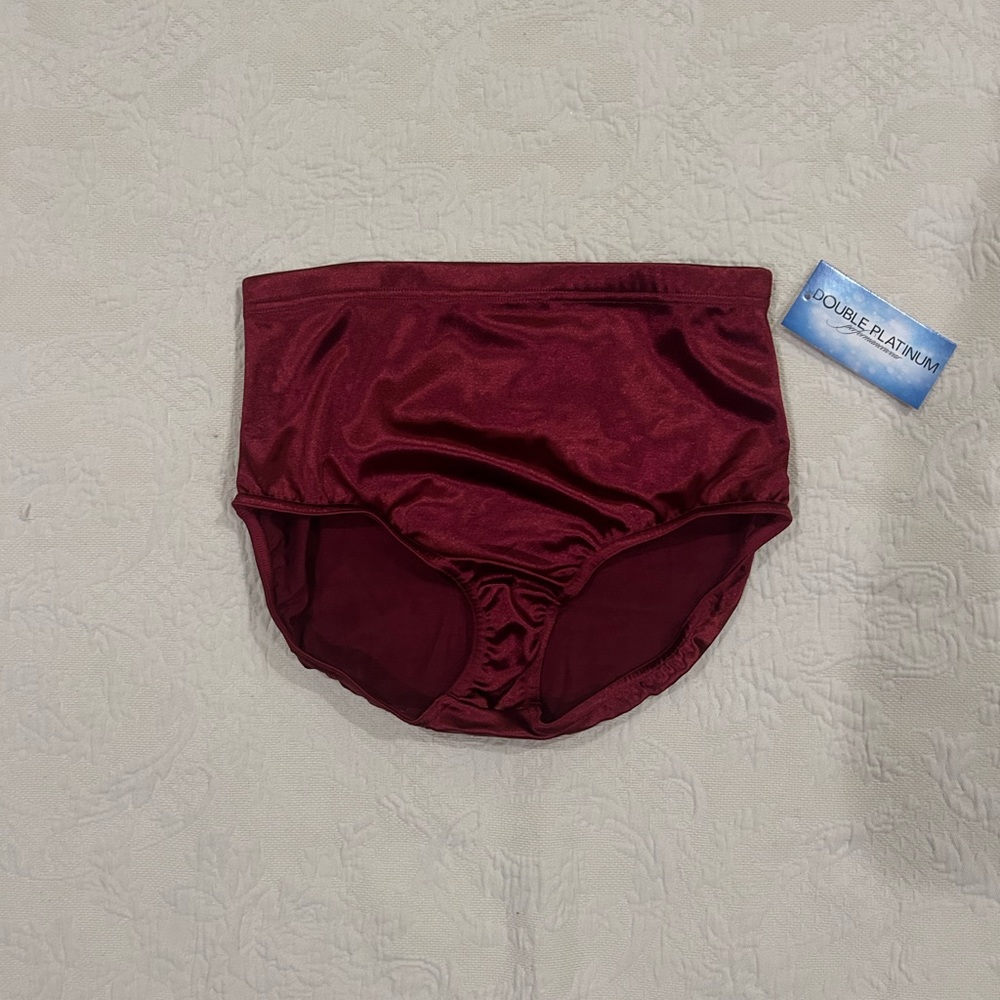 Women's Burgundy Dance Briefs (never worn)
